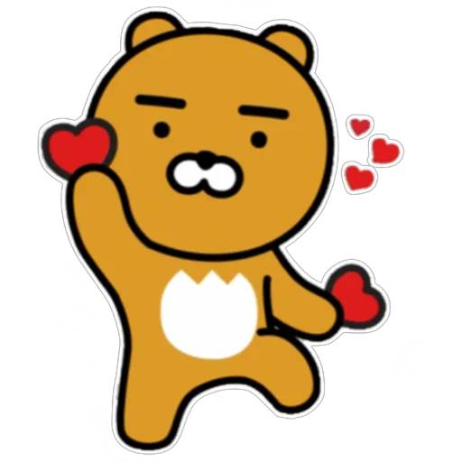 Набор стикеров KakaoFriends 1 для WhatsApp 1