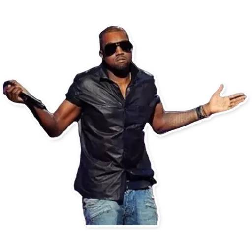 Набор стикеров Kanye West для WhatsApp 9