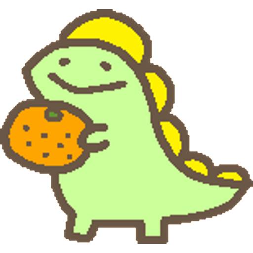 Набор стикеров 🎄💚Kawaii dino (Christmas)💚🎄 для WhatsApp 1