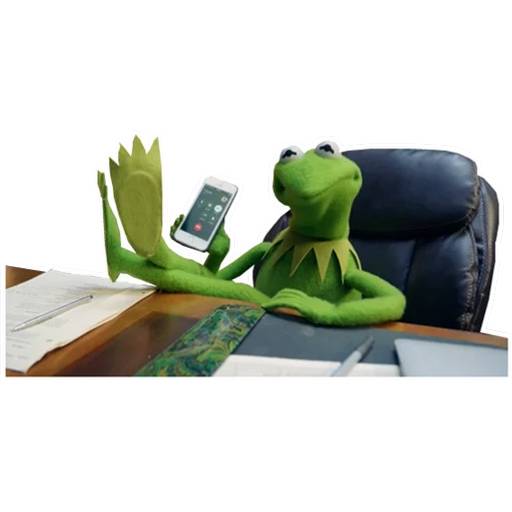 Набор стикеров Kermitchina для WhatsApp 18