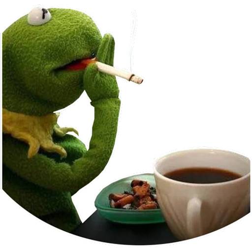 Набор стикеров Kermitchina для WhatsApp 8