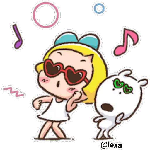 Набор стикеров 🍋Lemmon y Suggar 🍫 для WhatsApp 1