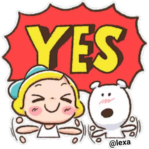 Набор стикеров 🍋Lemmon y Suggar 🍫 для WhatsApp 17