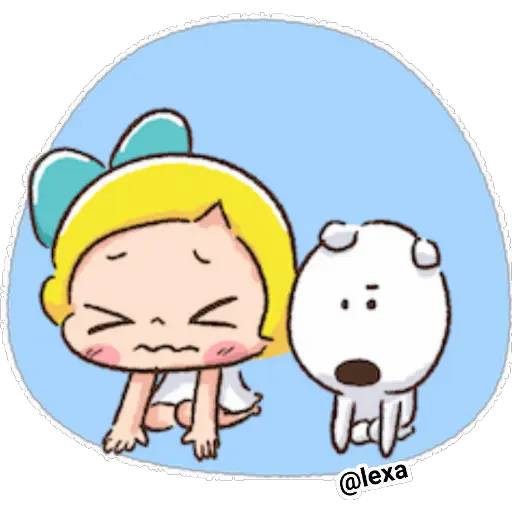 Набор стикеров 🍋Lemmon y Suggar 🍫 для WhatsApp 18