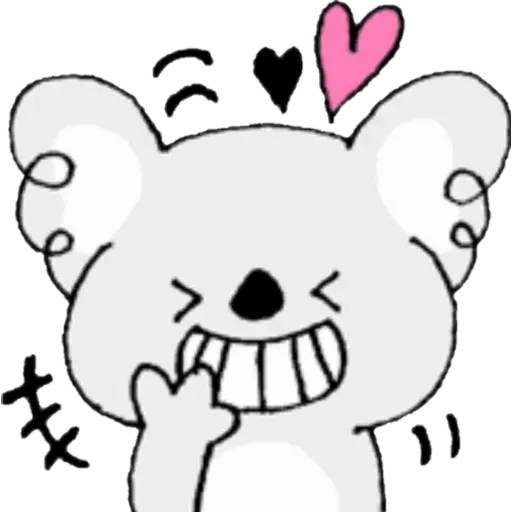 Набор стикеров Lindo Koalita для WhatsApp 3