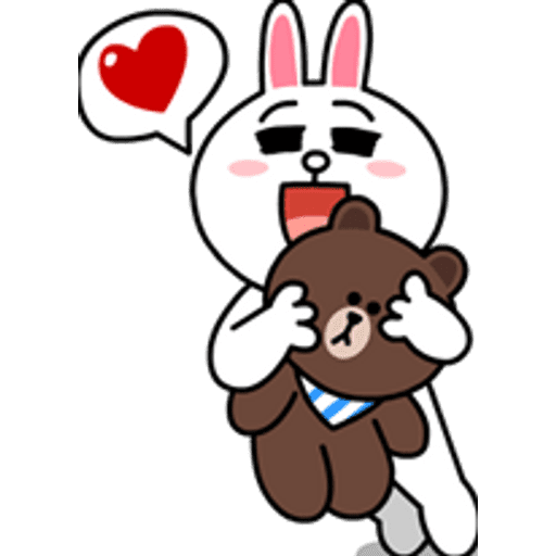 Набор стикеров LineFriends для WhatsApp 17