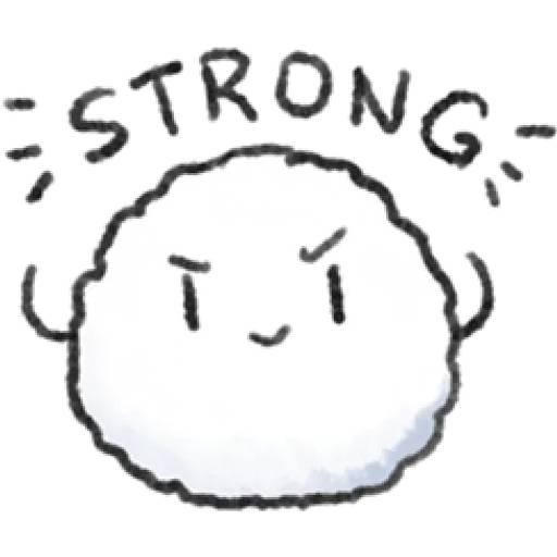 Набор стикеров Little Cotton Positive для WhatsApp 12