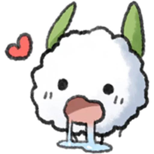 Набор стикеров Little Cotton Positive для WhatsApp 16