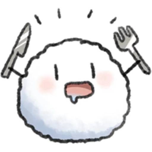 Набор стикеров Little Cotton Positive для WhatsApp 2