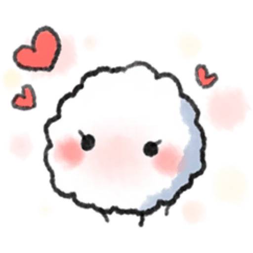 Набор стикеров Little Cotton Positive для WhatsApp 20