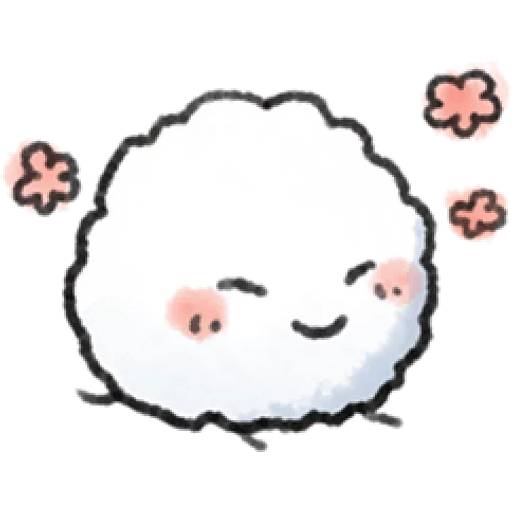 Набор стикеров Little Cotton Positive для WhatsApp 21