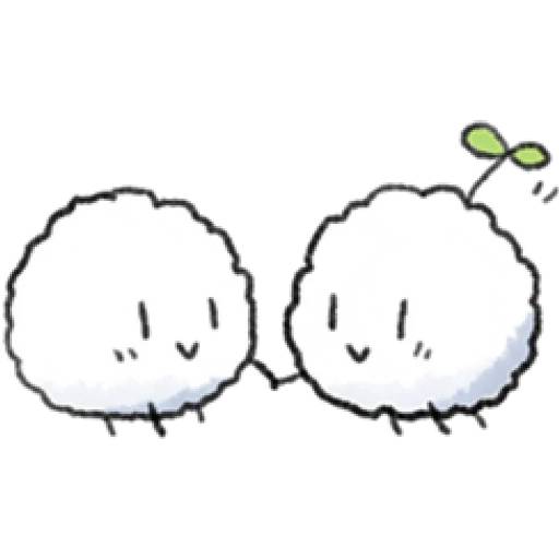 Набор стикеров Little Cotton Positive для WhatsApp 3