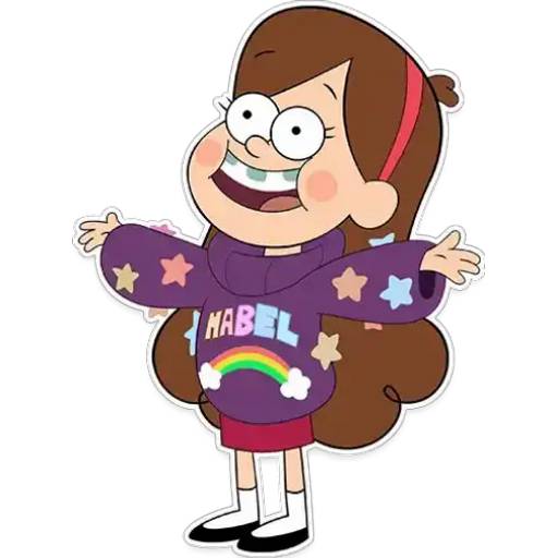 Набор стикеров Mabel для WhatsApp 12