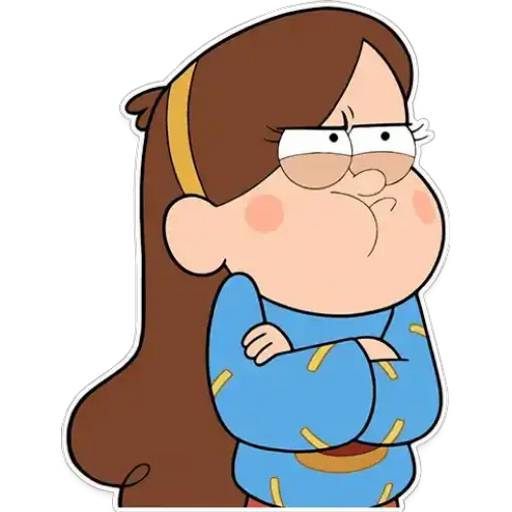 Набор стикеров Mabel для WhatsApp 18