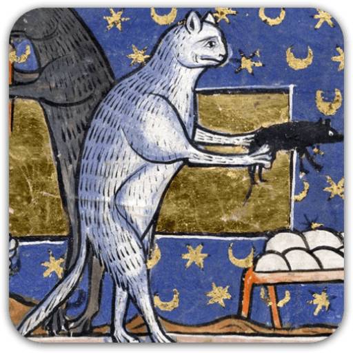 Набор стикеров Medieval cats для WhatsApp 11