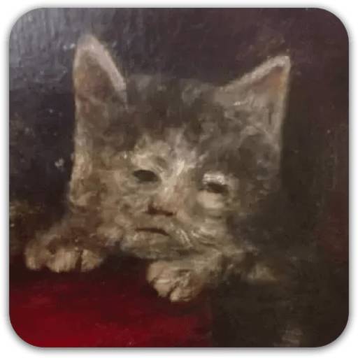 Набор стикеров Medieval cats для WhatsApp 14