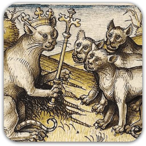 Набор стикеров Medieval cats для WhatsApp 18