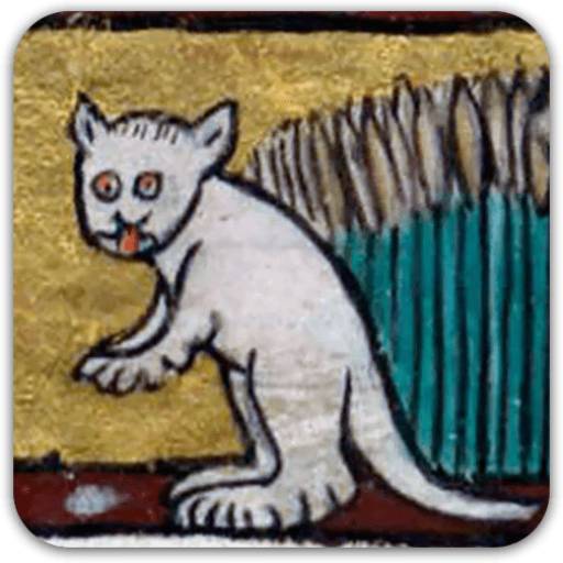 Набор стикеров Medieval cats для WhatsApp 19