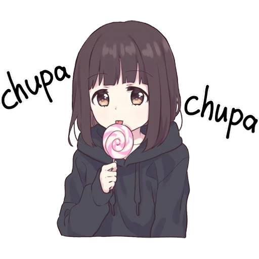 Набор стикеров Menhera-chan 4 для WhatsApp 13