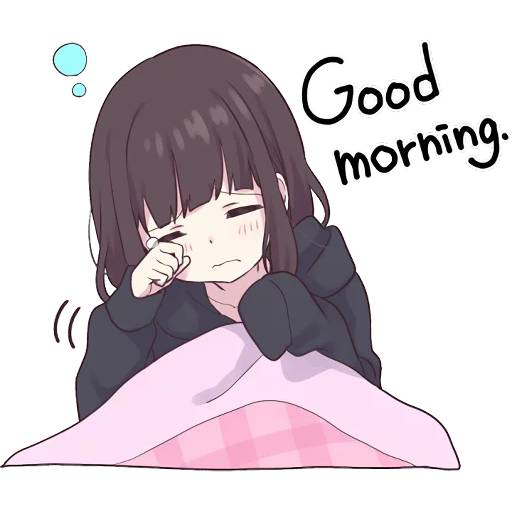 Набор стикеров Menhera-chan 4 для WhatsApp 19