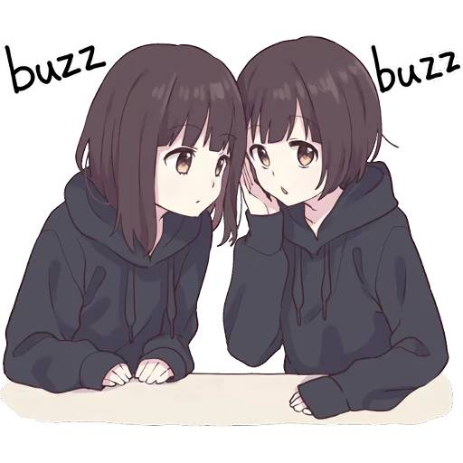 Набор стикеров Menhera-chan 4 для WhatsApp 30