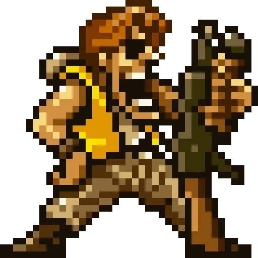 Набор стикеров Metal Slug для WhatsApp 19