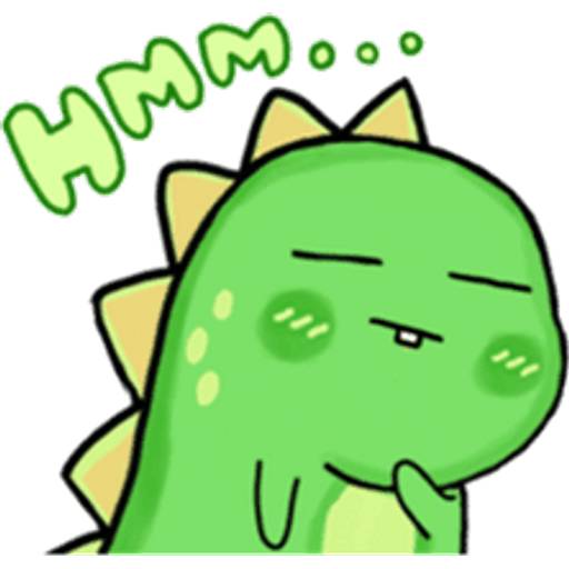 Набор стикеров Mini godzilla для WhatsApp 1