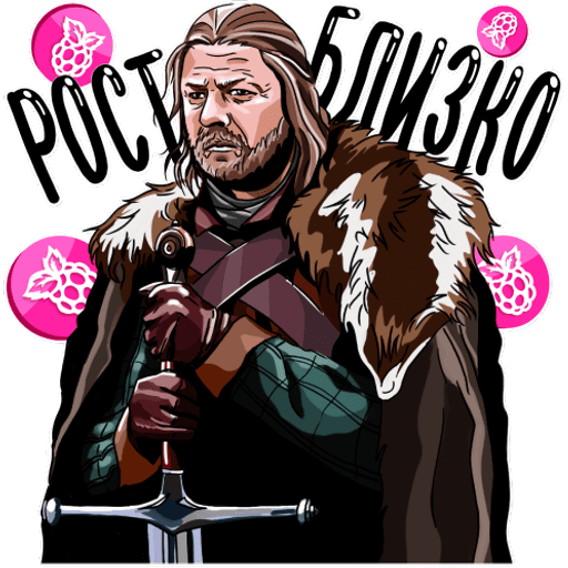 Набор стикеров MLNK Malinka для WhatsApp 1