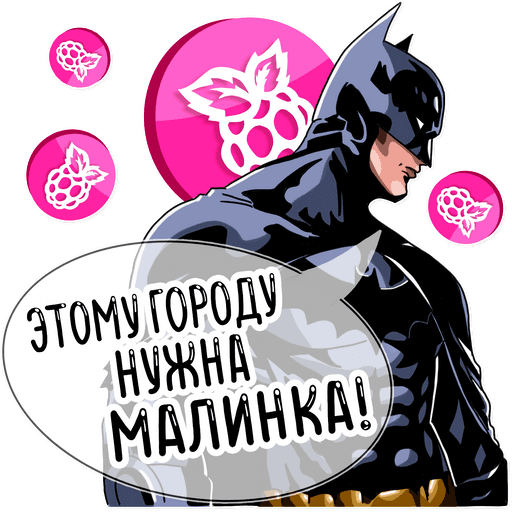 Набор стикеров MLNK Malinka для WhatsApp 24