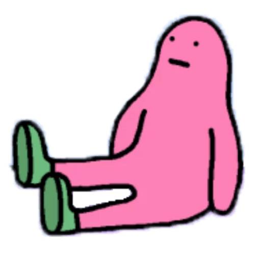 Набор стикеров Mr. Pinky для WhatsApp 1