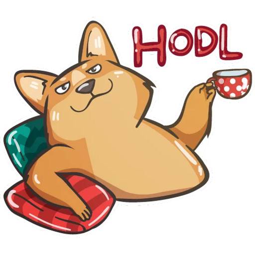 Набор стикеров MuchCryptoBotDoge для WhatsApp 6