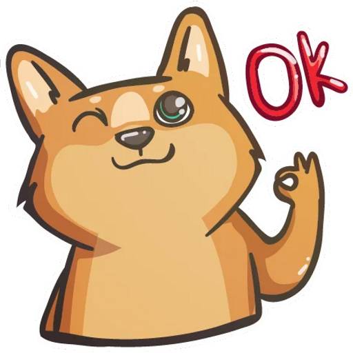 Набор стикеров MuchCryptoBotDoge для WhatsApp 8