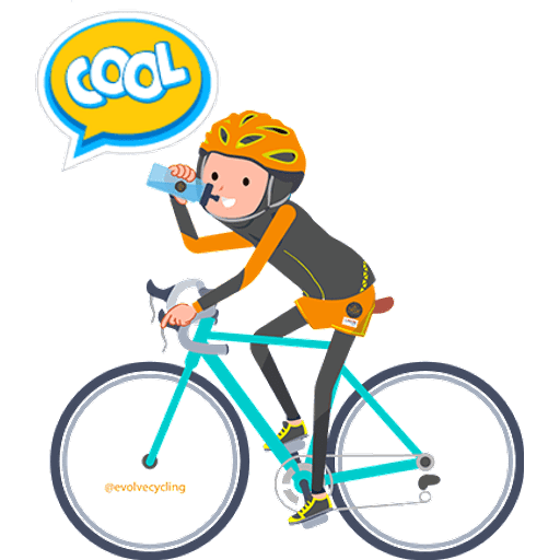 Набор стикеров Muslim Hijab Women Cycling для WhatsApp 11