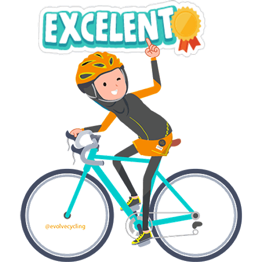 Набор стикеров Muslim Hijab Women Cycling для WhatsApp 12