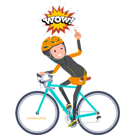 Набор стикеров Muslim Hijab Women Cycling для WhatsApp 13