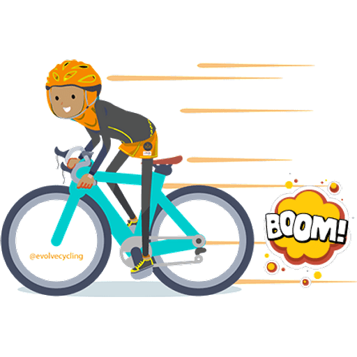 Набор стикеров Muslim Hijab Women Cycling для WhatsApp 14