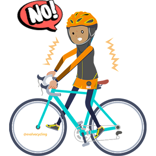 Набор стикеров Muslim Hijab Women Cycling для WhatsApp 25