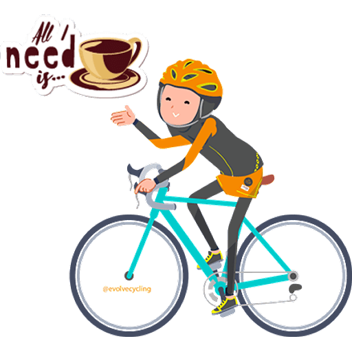 Набор стикеров Muslim Hijab Women Cycling для WhatsApp 26