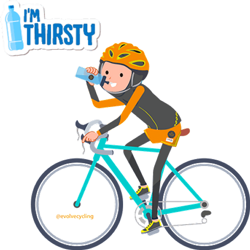 Набор стикеров Muslim Hijab Women Cycling для WhatsApp 29