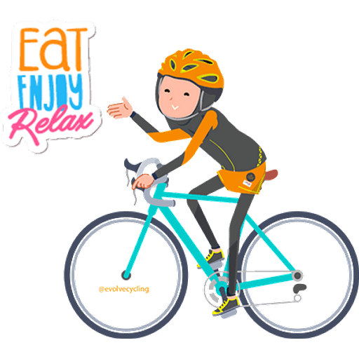 Набор стикеров Muslim Hijab Women Cycling для WhatsApp 30