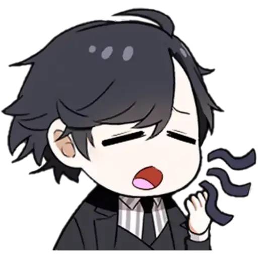 Набор стикеров mystic messenger 2 для WhatsApp 10