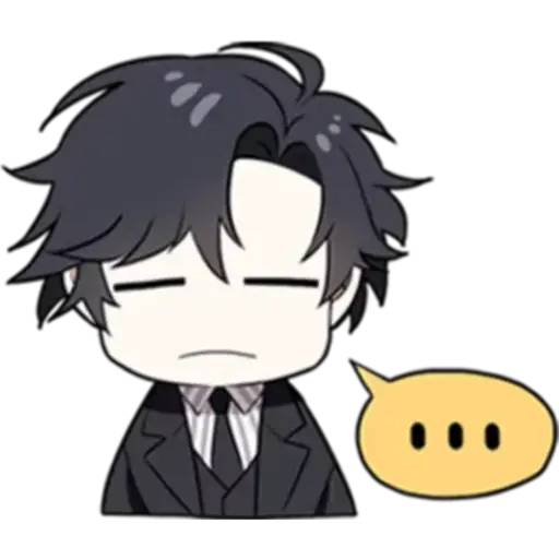 Набор стикеров mystic messenger 2 для WhatsApp 2