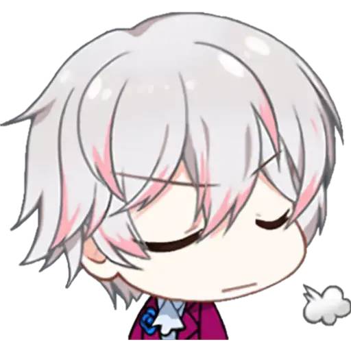 Набор стикеров mystic messenger 2 для WhatsApp 24