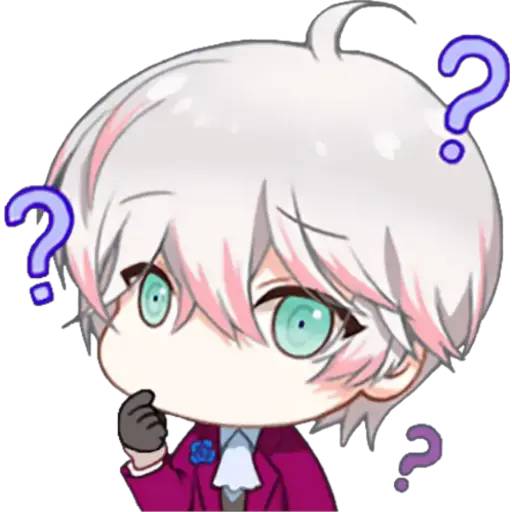 Набор стикеров mystic messenger 2 для WhatsApp 27