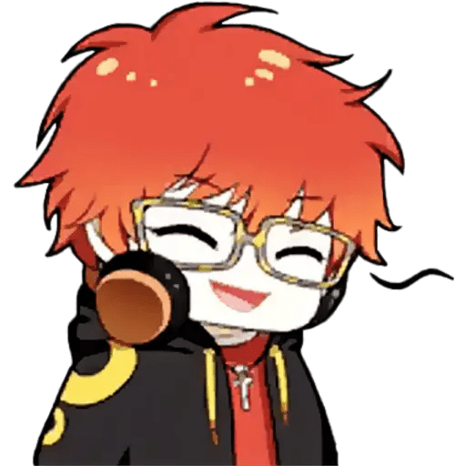 Набор стикеров mystic messenger для WhatsApp 12