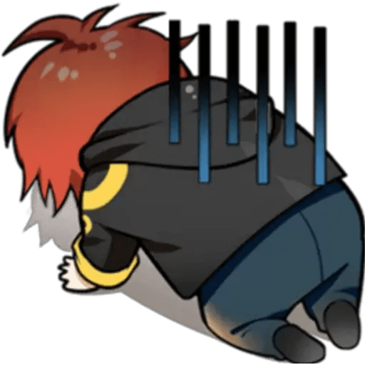 Набор стикеров mystic messenger для WhatsApp 15