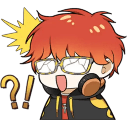 Набор стикеров mystic messenger для WhatsApp 16