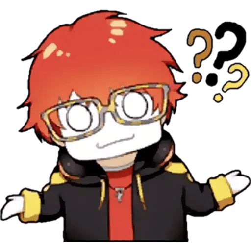 Набор стикеров mystic messenger для WhatsApp 17