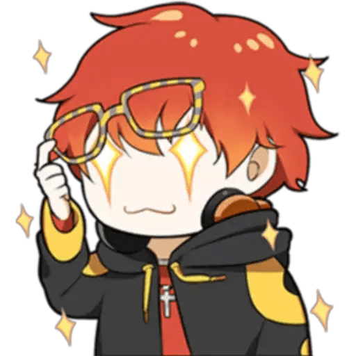 Набор стикеров mystic messenger для WhatsApp 19