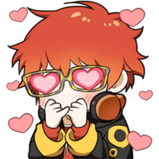 Набор стикеров mystic messenger для WhatsApp 20